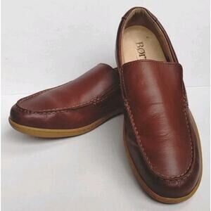 Born Men's Eberhard Venetian Loafer Slip On Brown Leather Driving Shoe 11.5
